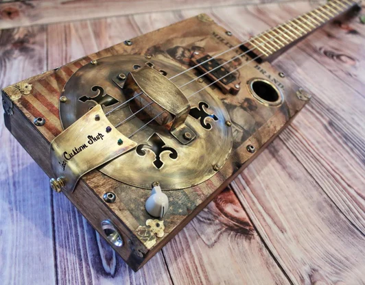 Сигарбокс гитара "Old Glory"